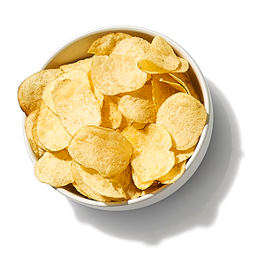 Bowl of potato chips
