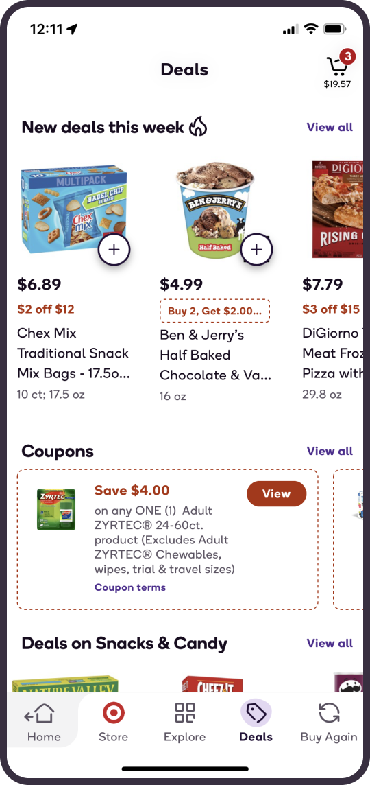 Save on what you need with exclusive deals throughout the year.