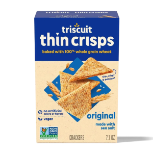 Thin crisps crackers