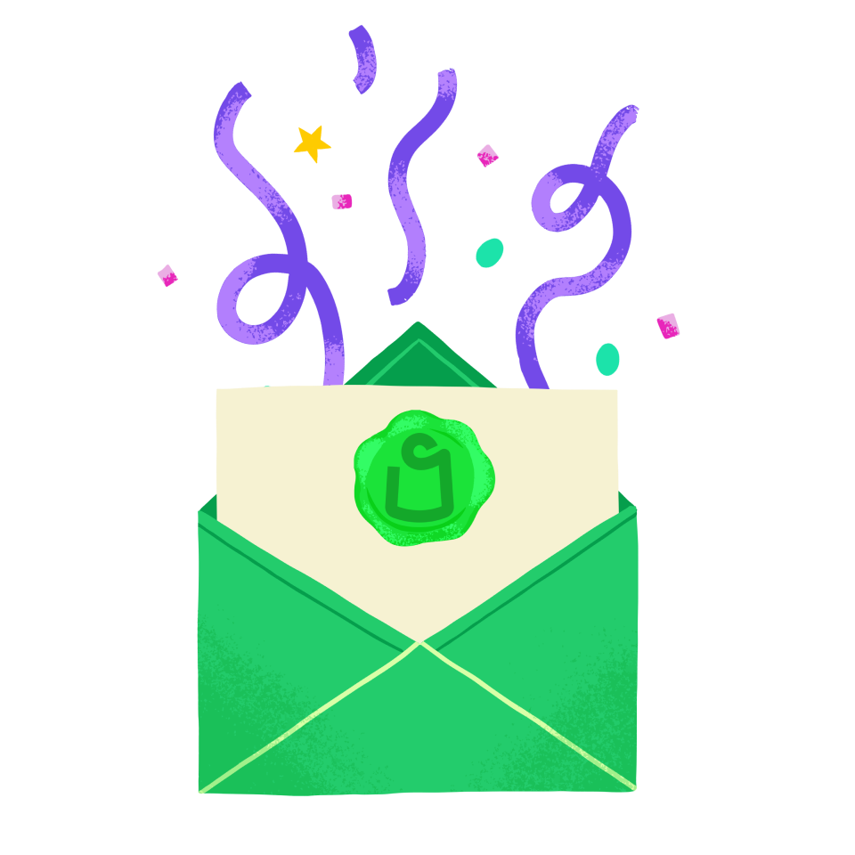 Shipt gift membership envelope