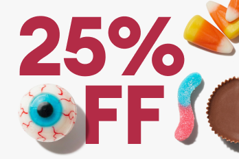 25% off candy