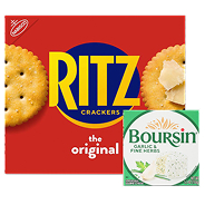 Ritz and Boursin Cheese