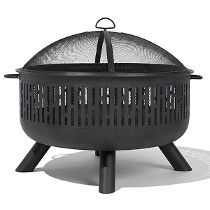 black fire pit