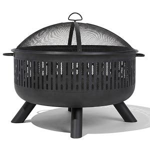 black fire pit