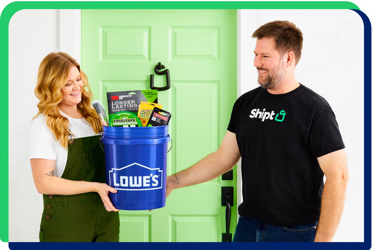 Lowe's delivery with Shipt