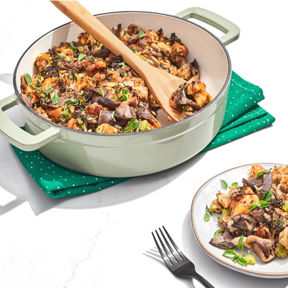 Maitake Mushroom and Truffle Stuffing