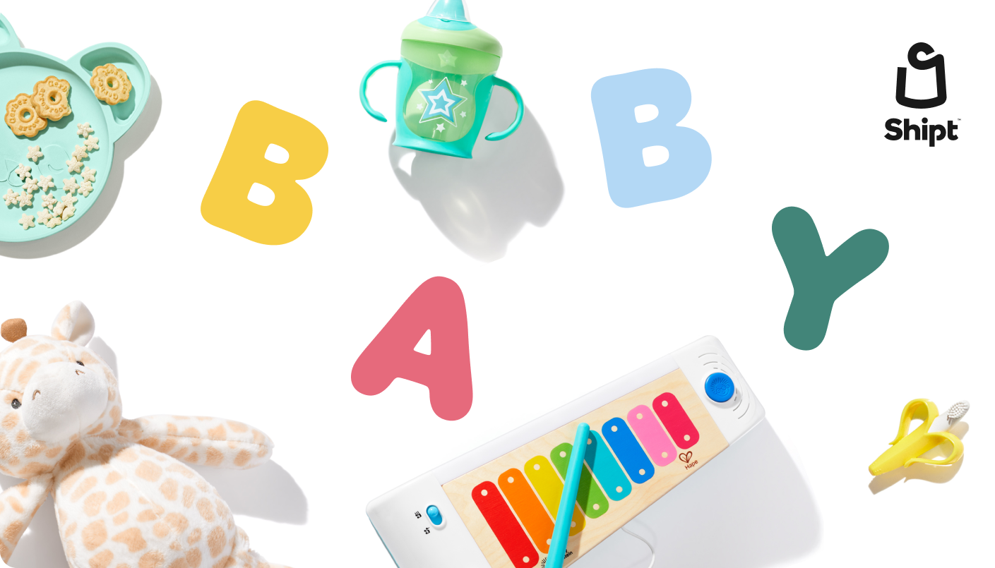 gift card with baby toys