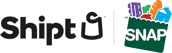 Shipt x SNAP logo