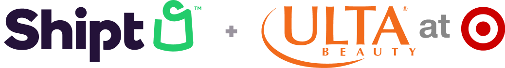 Shipt + Ulta Beauty at Target logo
