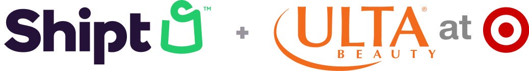 Shipt + Ulta Beauty at Target logo