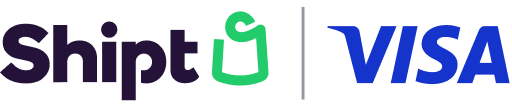 Shipt and Visa logos