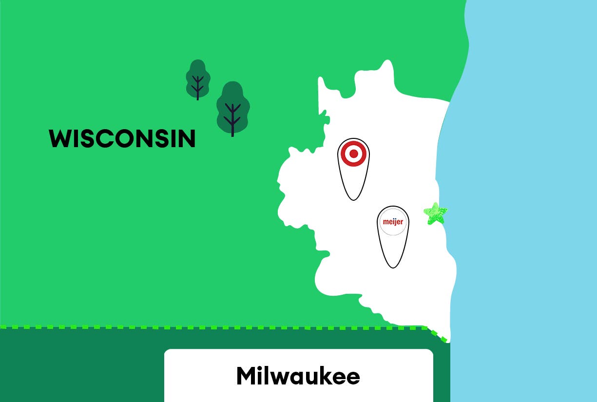 GIF of Milwaukee Service Map