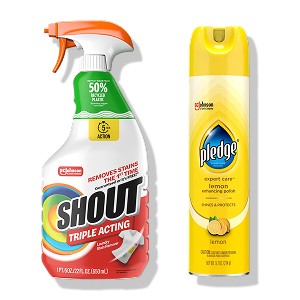 Save $0.50 or more. Get Shout®, Drano®, and Pledge® delivered same-day.