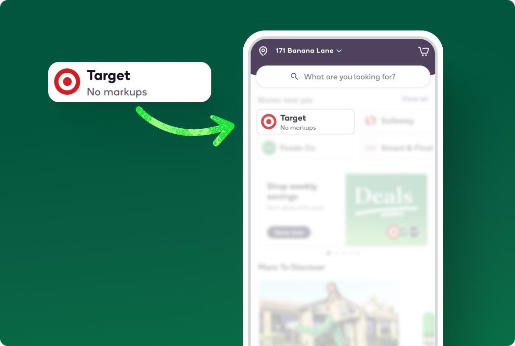 No markups flag under retailers image