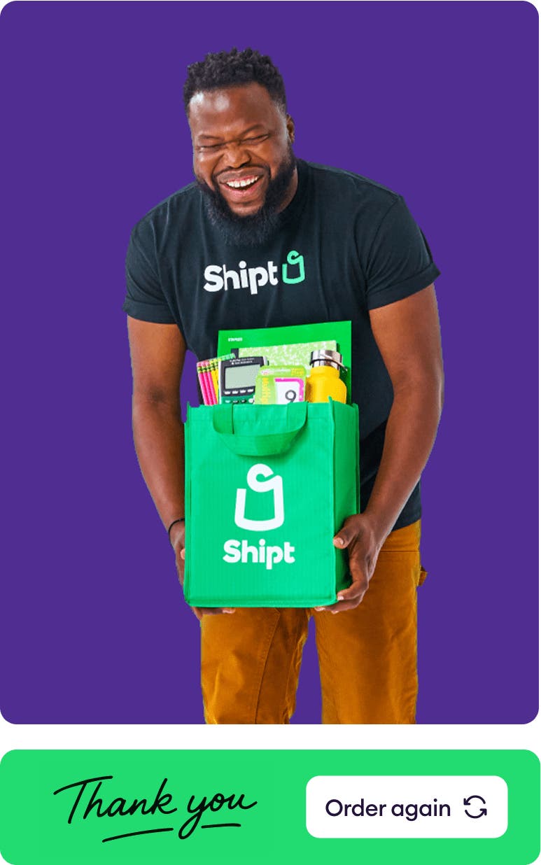 Order again with Shipt